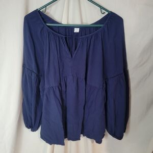 Old Navy Deep Blue Women's Blouse